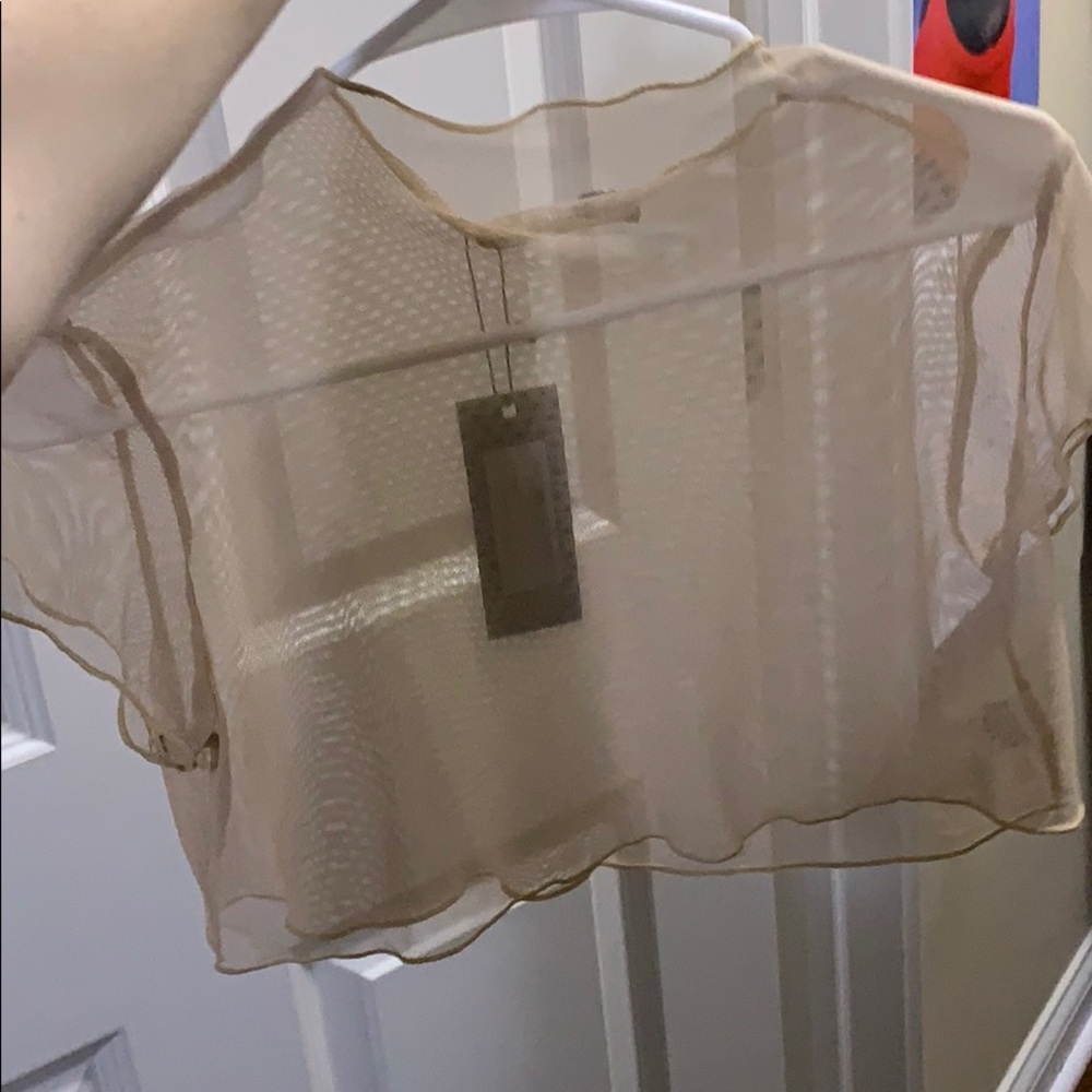 NastyGal mesh festival top